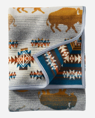 Jacquard Throw Prairie Rush Hour Grey