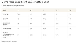 Men's Wyatt Shirt Blue Plaid