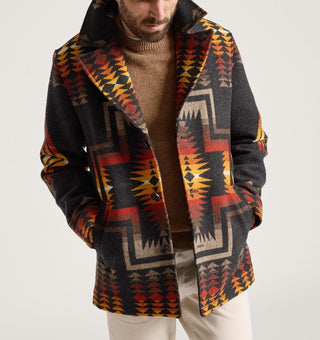 Heritage Coat Harding Black Taupe