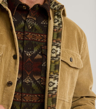 Belmont Corduroy Overshirt Khaki