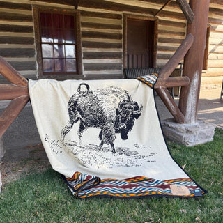 C.M. Russell Buffalo Blanket