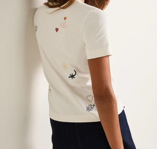 Women's Deschutes Charm Tee Shirt Ivory
