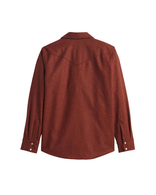 Men's Canyon Western Shirt Red Mix Large