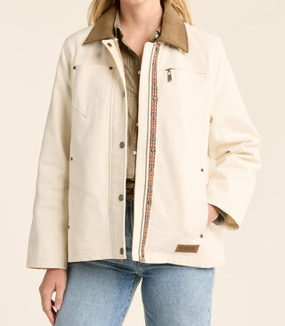 Hazel Canvas Jacket Bone