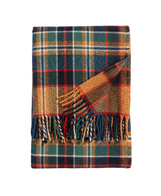 Fireside Throw Sycamore Gold And Green