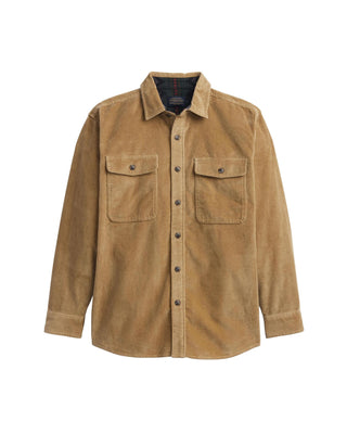 Men's Belmont Corduroy Shirt in Khaki/Lost Trail