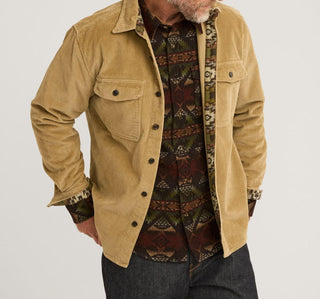 Belmont Corduroy Overshirt Khaki