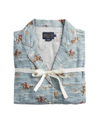 Women's Pajama Set Cowboy Blue