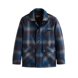 Eugene Field Jacket Grey Blue Plaid