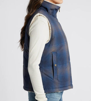 Hemlock Vest Blue Tan Ombre