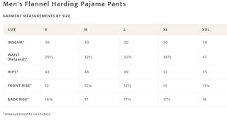 Men's Printed Pajama Pants Harding Black Tan