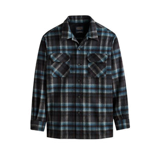 Board Shirt Grey Mix Aqua Plaid