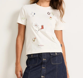 Women's Deschutes Charm Tee Shirt Ivory
