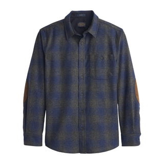 Trail Shirt Navy Oxford Mix Ombre