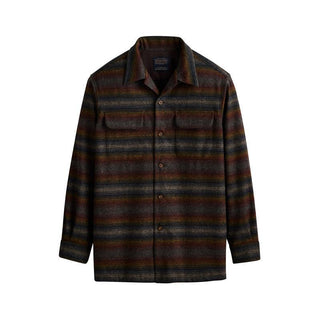 Board Shirt Brown Multi Ombre Stripe