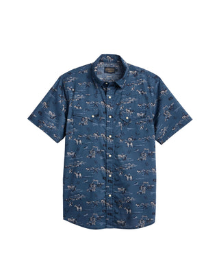Men's Short Sleeve Laramie Shirt Cowboy Blue