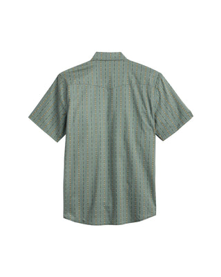 Men's Short Sleeve Laramie Shirt Harding Stripe Blue