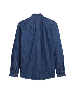 Men's Riley Twill Shirt Denim Blue