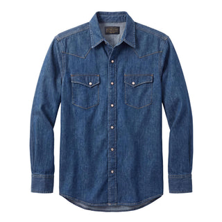 Men's Gambler Denim Blue Shirt