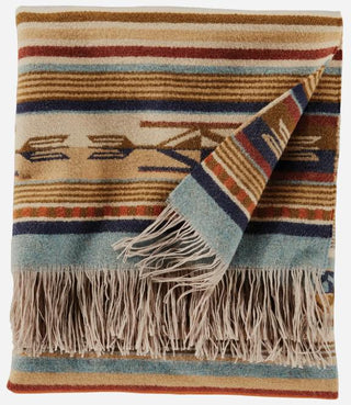 Chimayo Fringed Throw Harvest