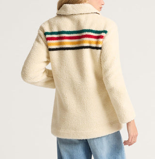 Glacier Sunset Fleece Jacket Ivory