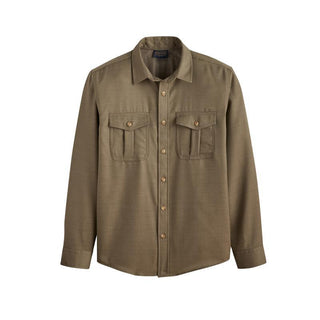 Harrison Merino Shirt Olive Twill