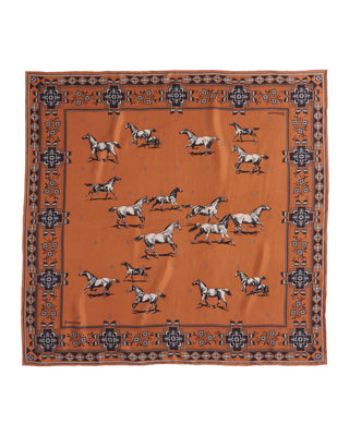 Herd of Horses Silk Scarf