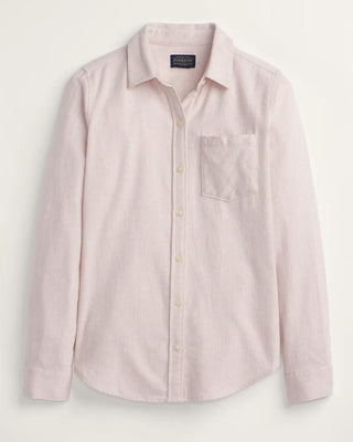 Relaxed Flannel Shirt Soft Rose