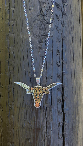 Kathy Kamei Long Horn Pendant / Final sale - No returns