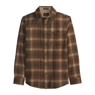 Lodge Shirt Rust Brown Ombre