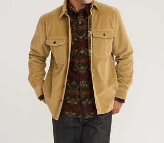 Belmont Corduroy Overshirt Khaki