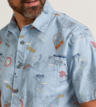 Men's Shoreline Shirt National Park Blue
