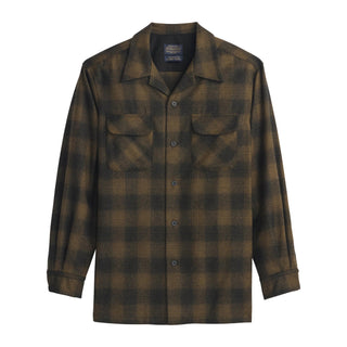 Board Shirt Olive Shadow Plaid