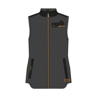 Laurel Zip Front Vest Black