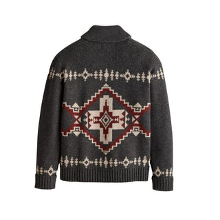 Four Corners Zip Sweater Charcoal