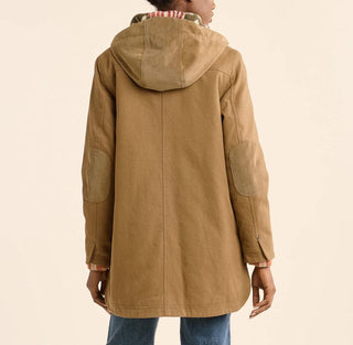 Cedar Creek Canvas Cord Trim Parka Saddle