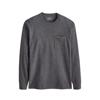 Deschutes Long Sleeve T-Shirt Tee Dark Grey Heather