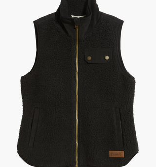 Laurel Solid Vest Black