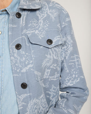 Rodeo Cotton Shacket Stormy Blue