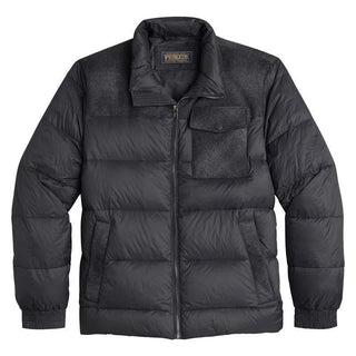 Grizzly Peak Mt Hood Puffer Jacket Black Charcoal Ombre