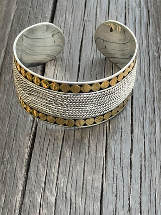 Kathy Kamei Wire Cuff with Armadillo / Final sale - No returns