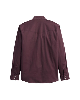 Men's Dillon Western Twill Shirt Washed Berry