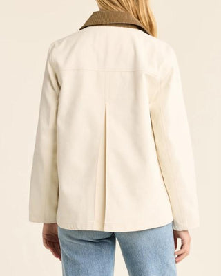 Hazel Canvas Jacket Bone