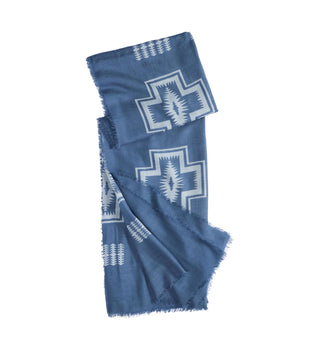 Oversized Featherweight Wool Scarf Harding Dusk
