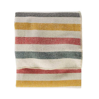 Eco-Wise Washable Wool King Blanket Vintage Glacier