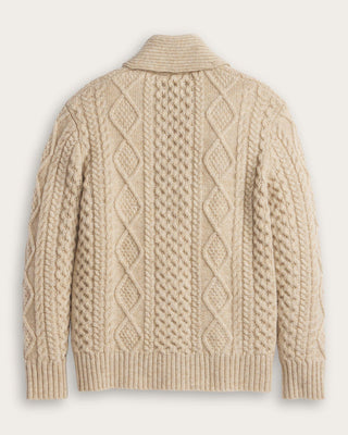Women's Fisherman Cardigan Driftwood