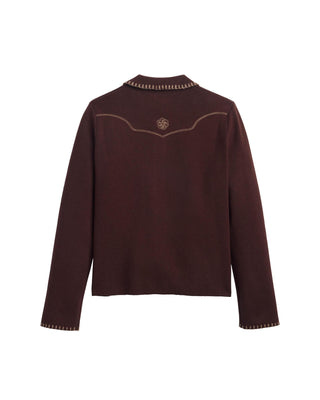 Women's Souvenir Cardigan Dark Chocolate