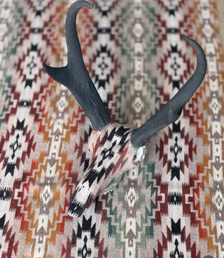 Pronghorn Replica Skull Euro Mount With Pendleton's Mesilla Wool Fabric