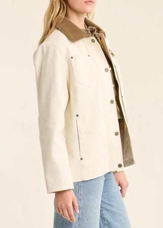 Hazel Canvas Jacket Bone