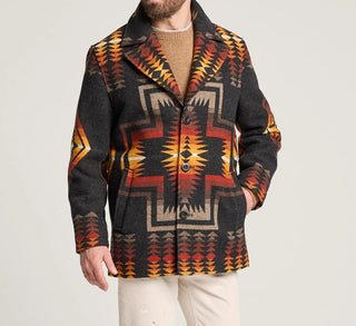 Heritage Coat Harding Black Taupe